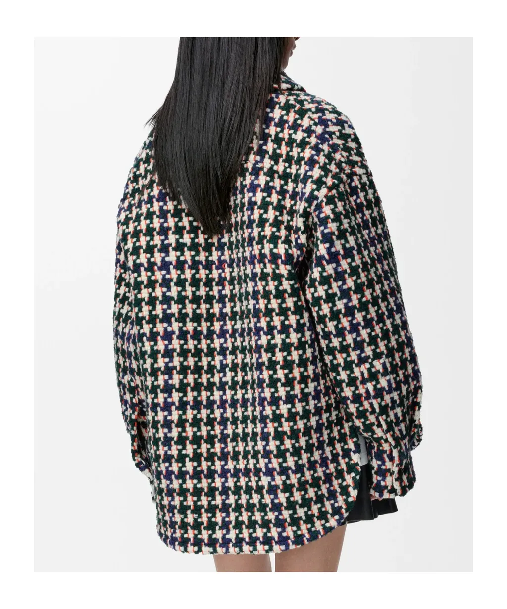 Loewe Houndstooth Oversized Overshirt