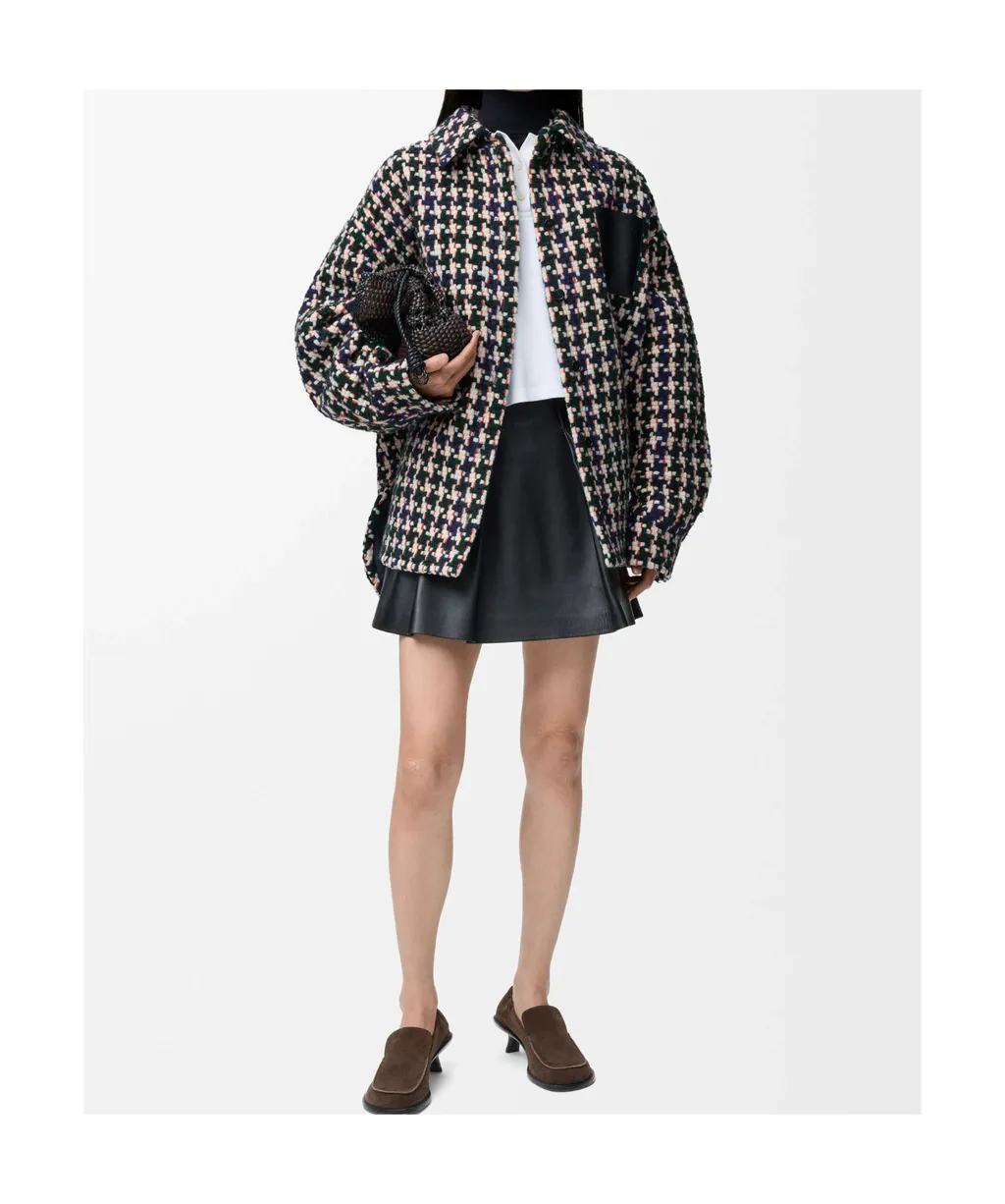 Loewe Houndstooth Oversized Overshirt