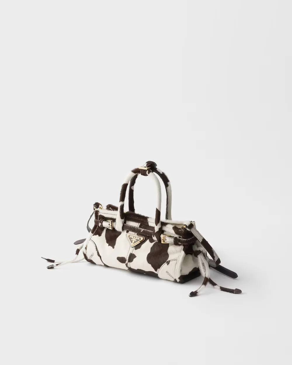 Prada Bonnie Mini Printed Leather Handbag