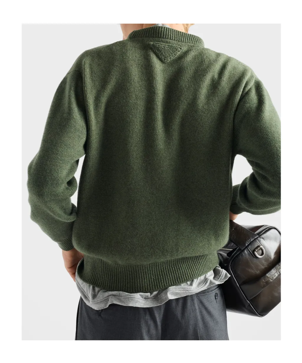 Prada Long-Sleeved Crewneck Jumper