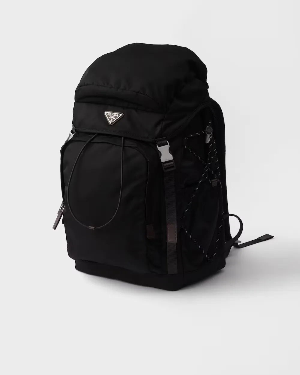 Prada Speedrock Re-Nylon And Leather Backpack