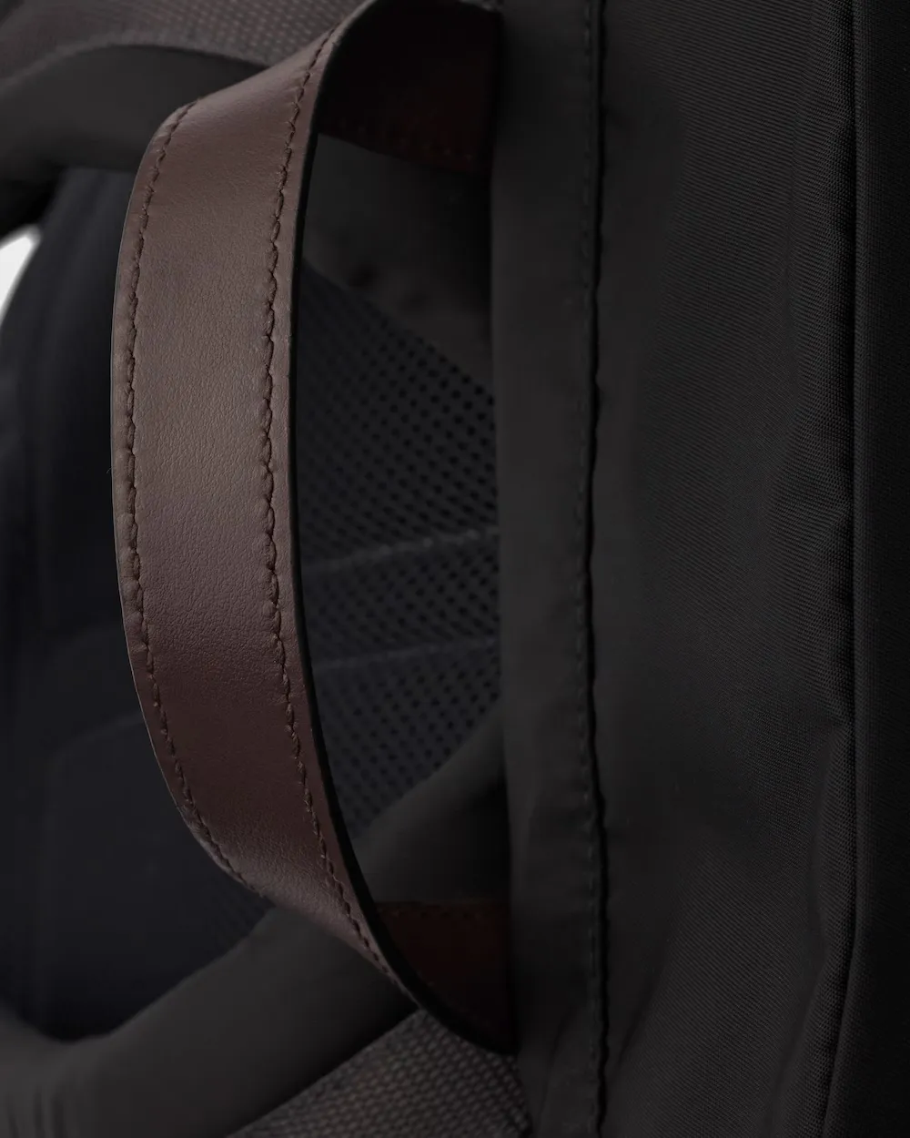 Prada Speedrock Re-Nylon And Leather Backpack