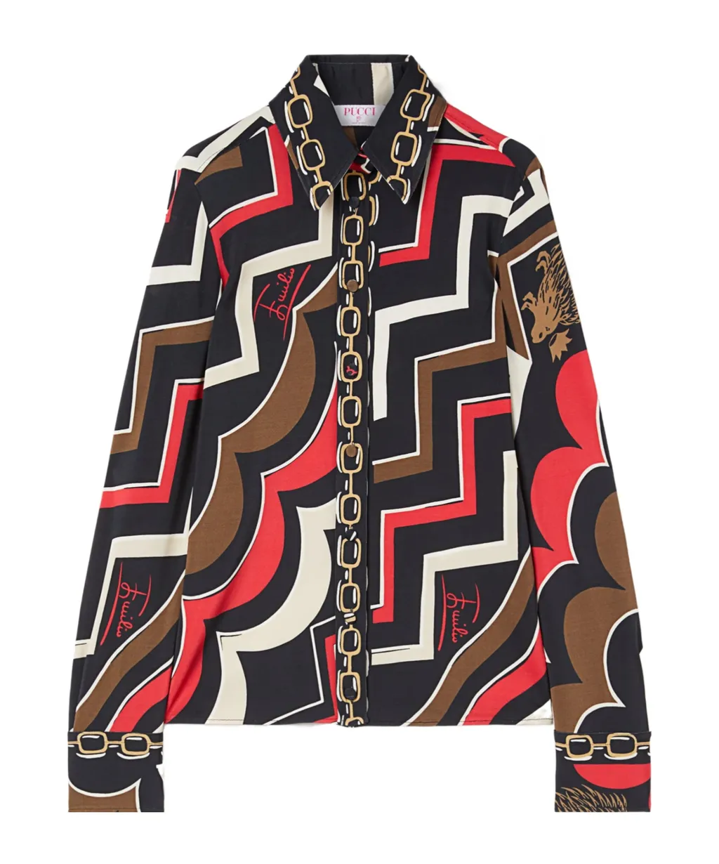 Istrice-Print Shirt