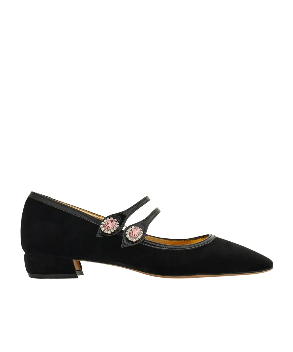 Ferragamo Embellished Mary Jane Shoes