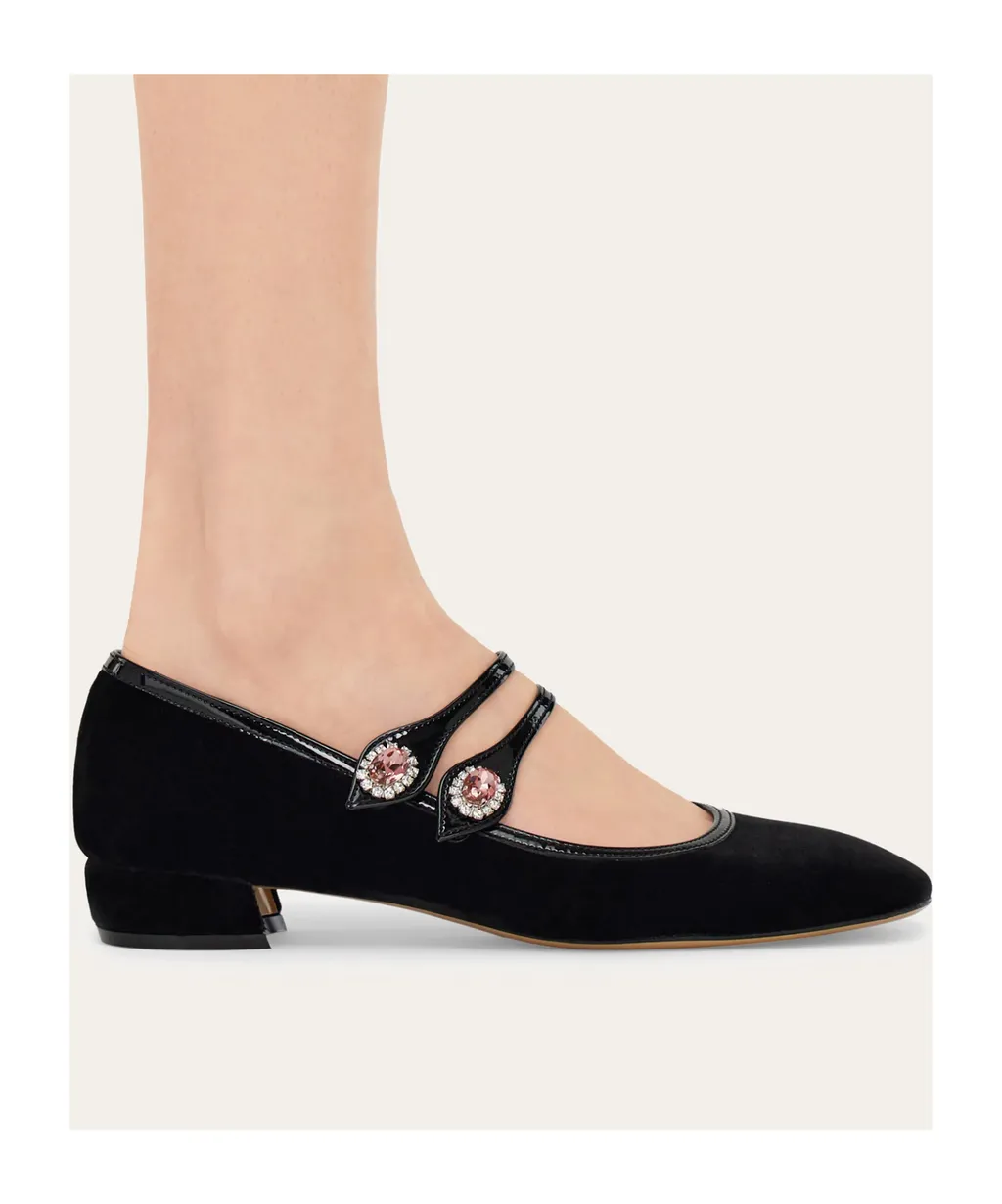 Ferragamo Embellished Mary Jane Shoes