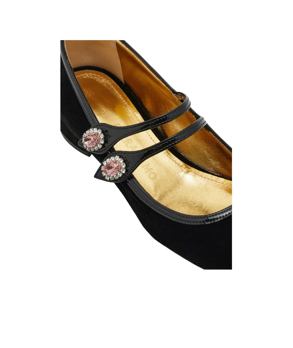Ferragamo Embellished Mary Jane Shoes