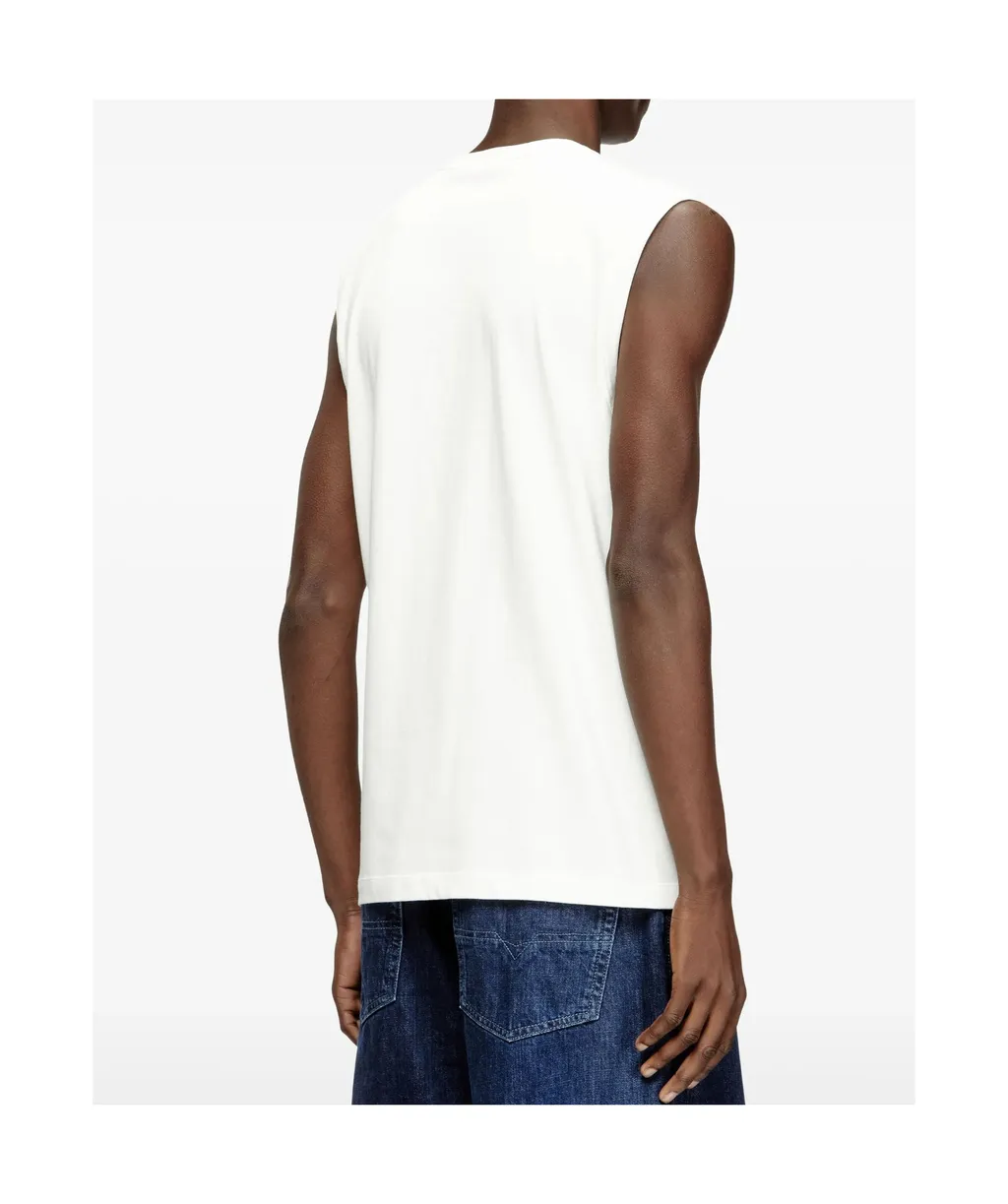 Diesel T-Bisco-Iod Metallic Oval D Tank Top