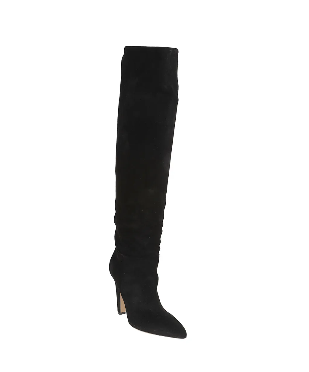 100Mm Leather Boots