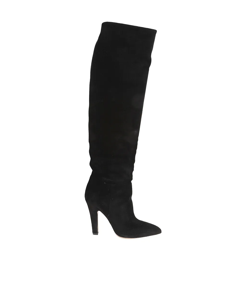 100Mm Leather Boots