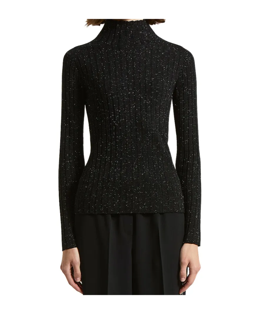 Peserico Glitter-Detaill Ribbed Jumper