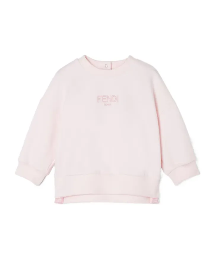 Fendi Kids Ff Logo Sweatshirt