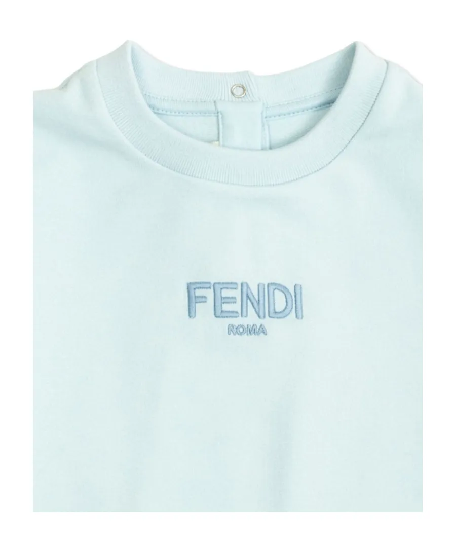 Fendi Kids Ff Logo Sweatshirt