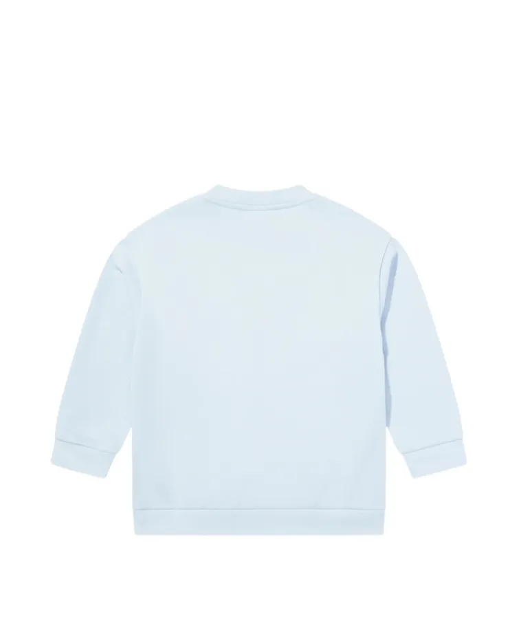 Fendi Kids Logo Printed Crewneck Top