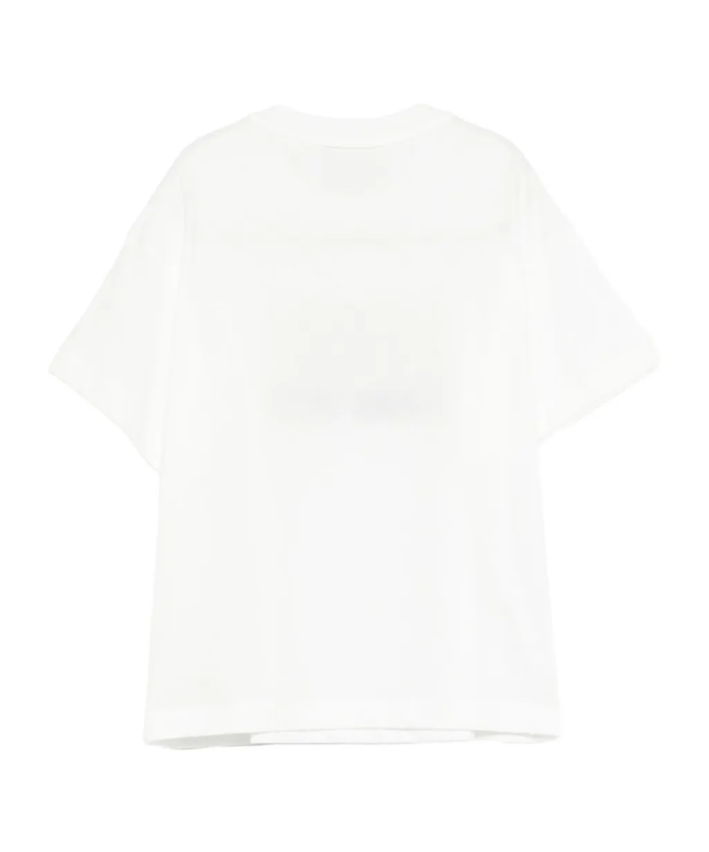 Fendi Kids Logo Printed Crewneck T-Shirt