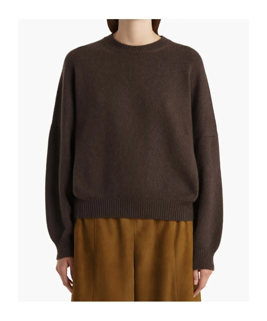 Khaite Crewneck Drop Shoulder Jumper