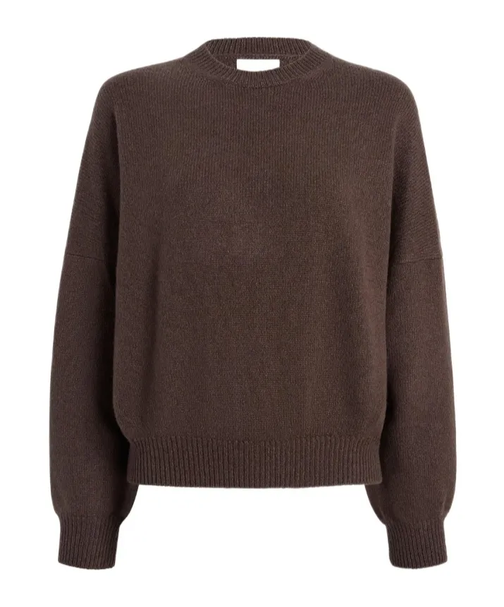 Khaite Crewneck Drop Shoulder Jumper