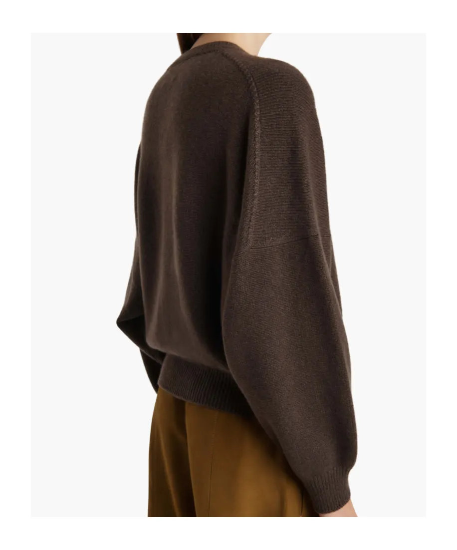 Khaite Crewneck Drop Shoulder Jumper