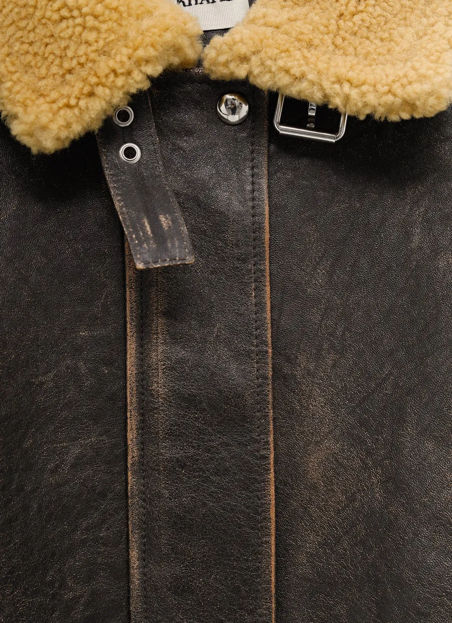 Sandor Fur Collar Pocket Jacket