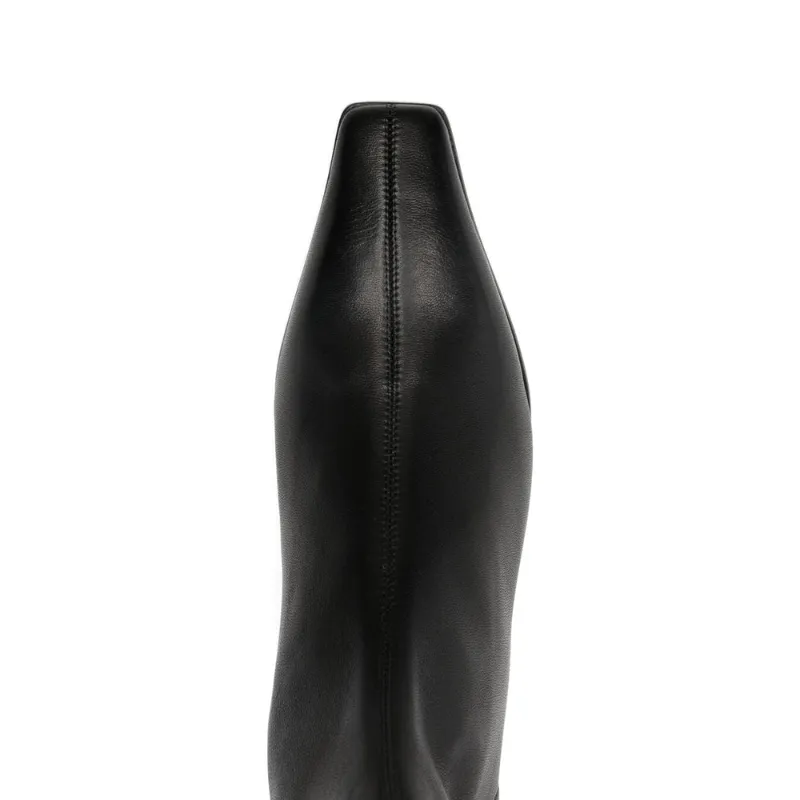Khaite Pointed-Toe Ankle Boots