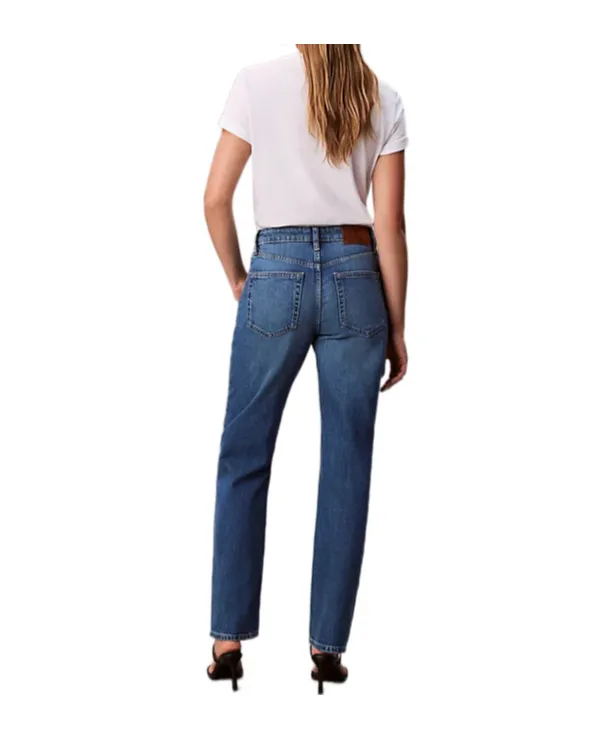 High Rise Straight Jeans