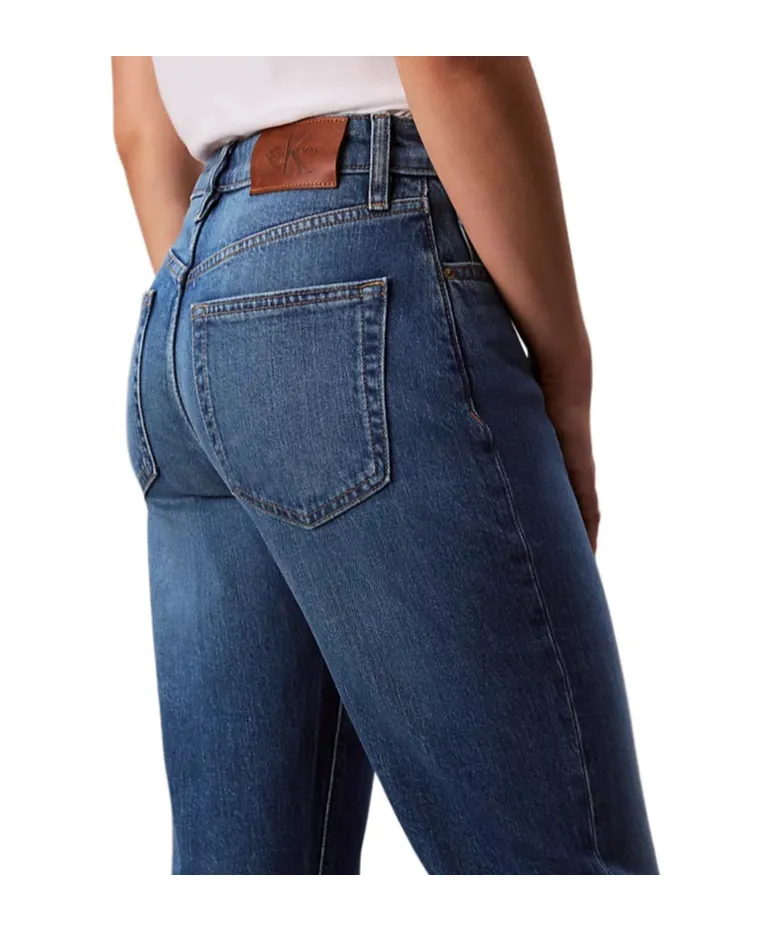 High Rise Straight Jeans