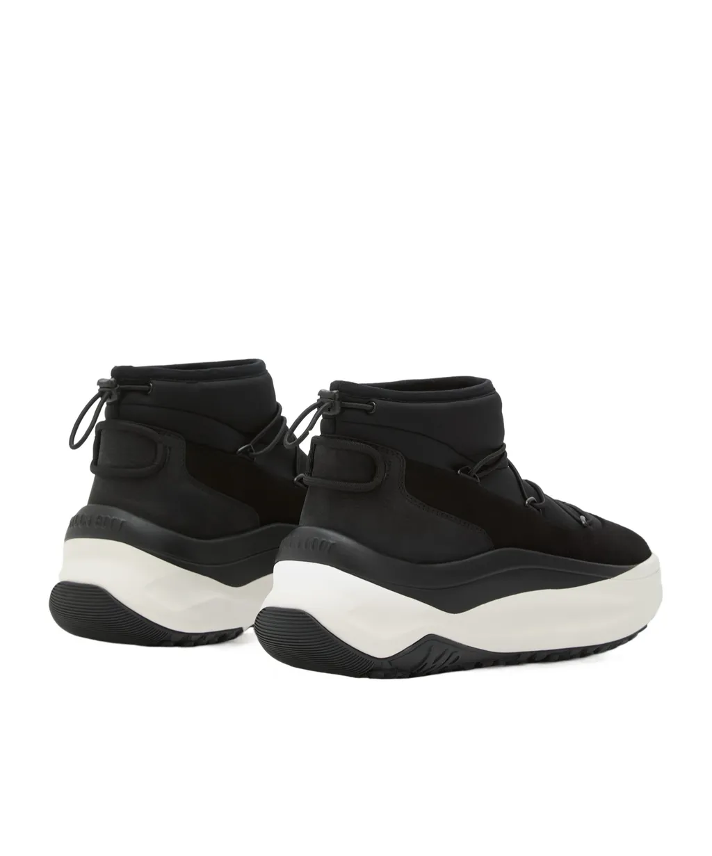 Lace-Up Platform Hi-Tops Sneakers