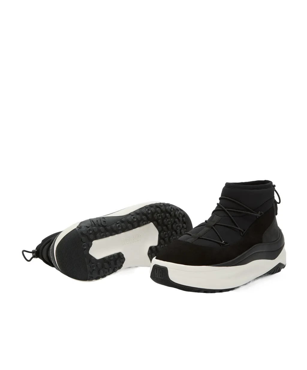 Lace-Up Platform Hi-Tops Sneakers