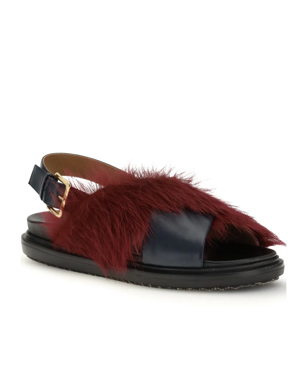 Marni Crossover Strap Fussbett Sandals