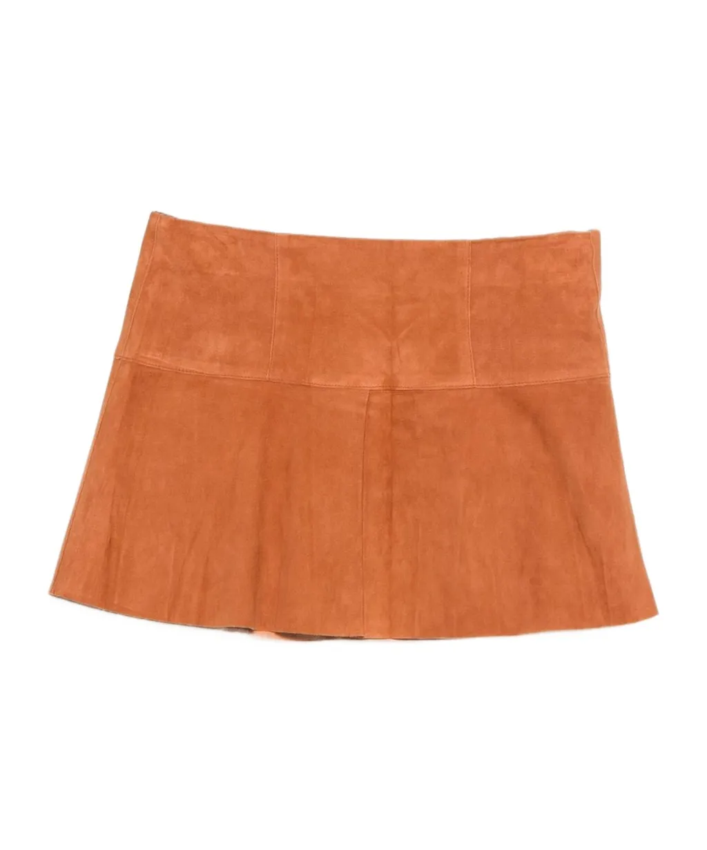 Back Zipper Skirt