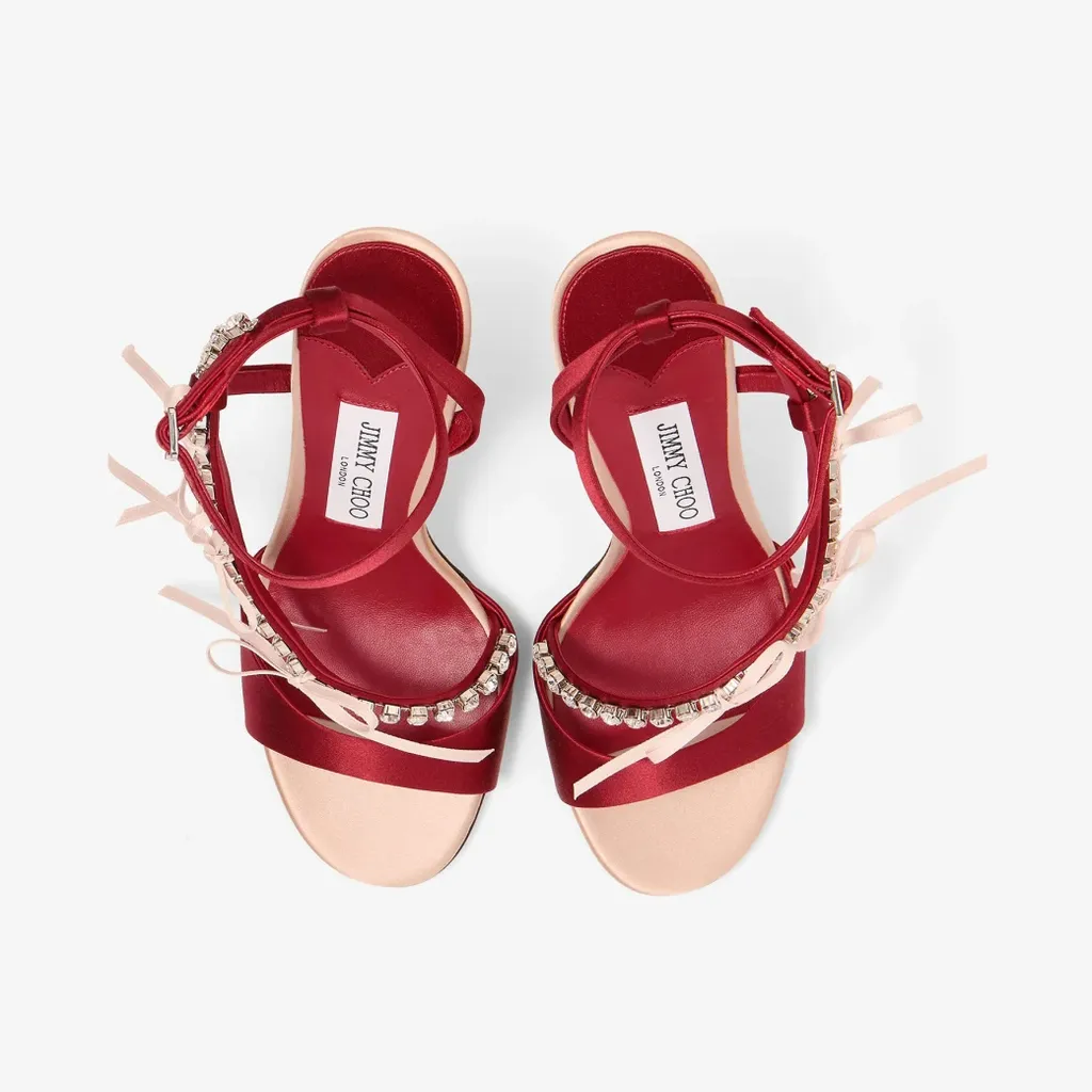 Round-Toe High-Heeled Sandals