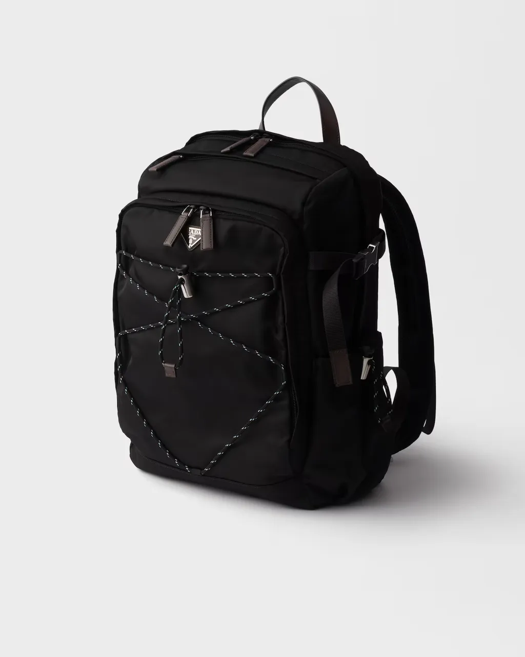 Prada Speedrock Re-Nylon And Leather Backpack