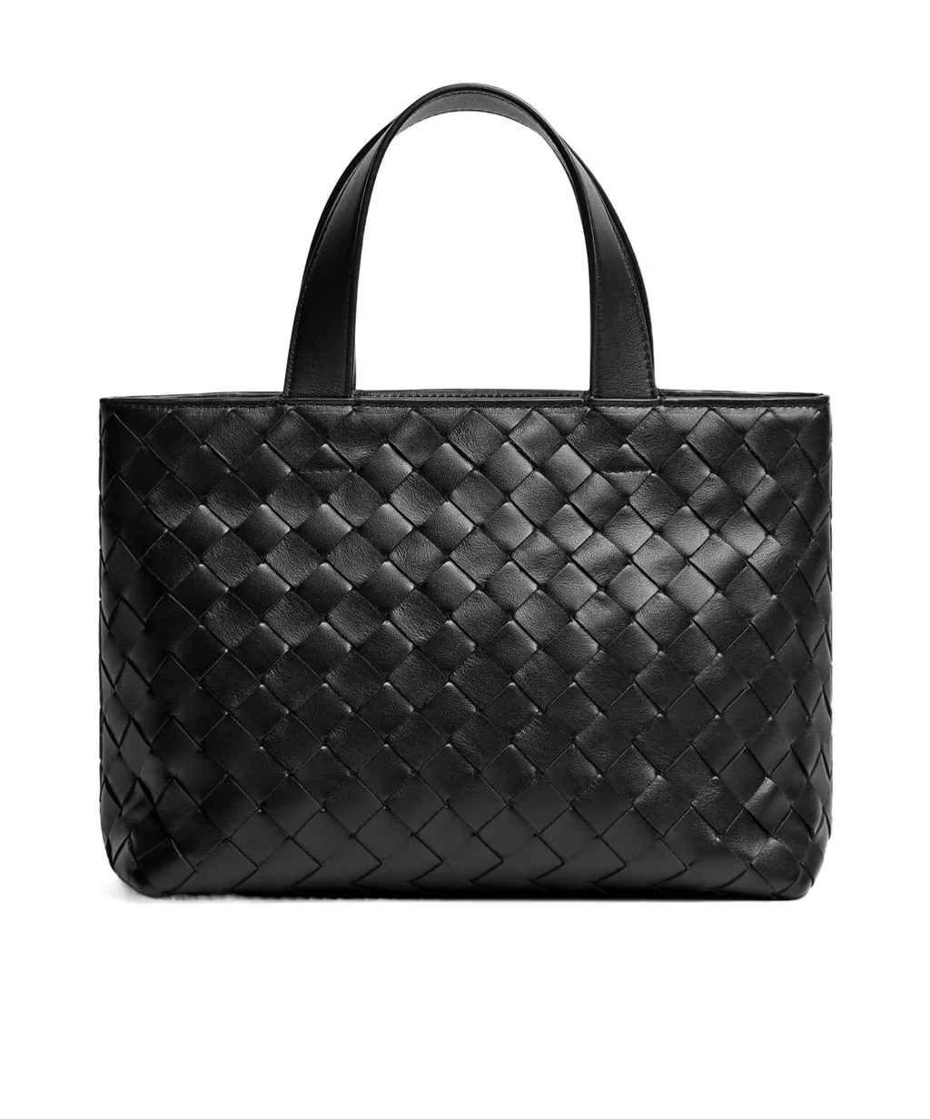 Mini Intrecciato Zipped Tote