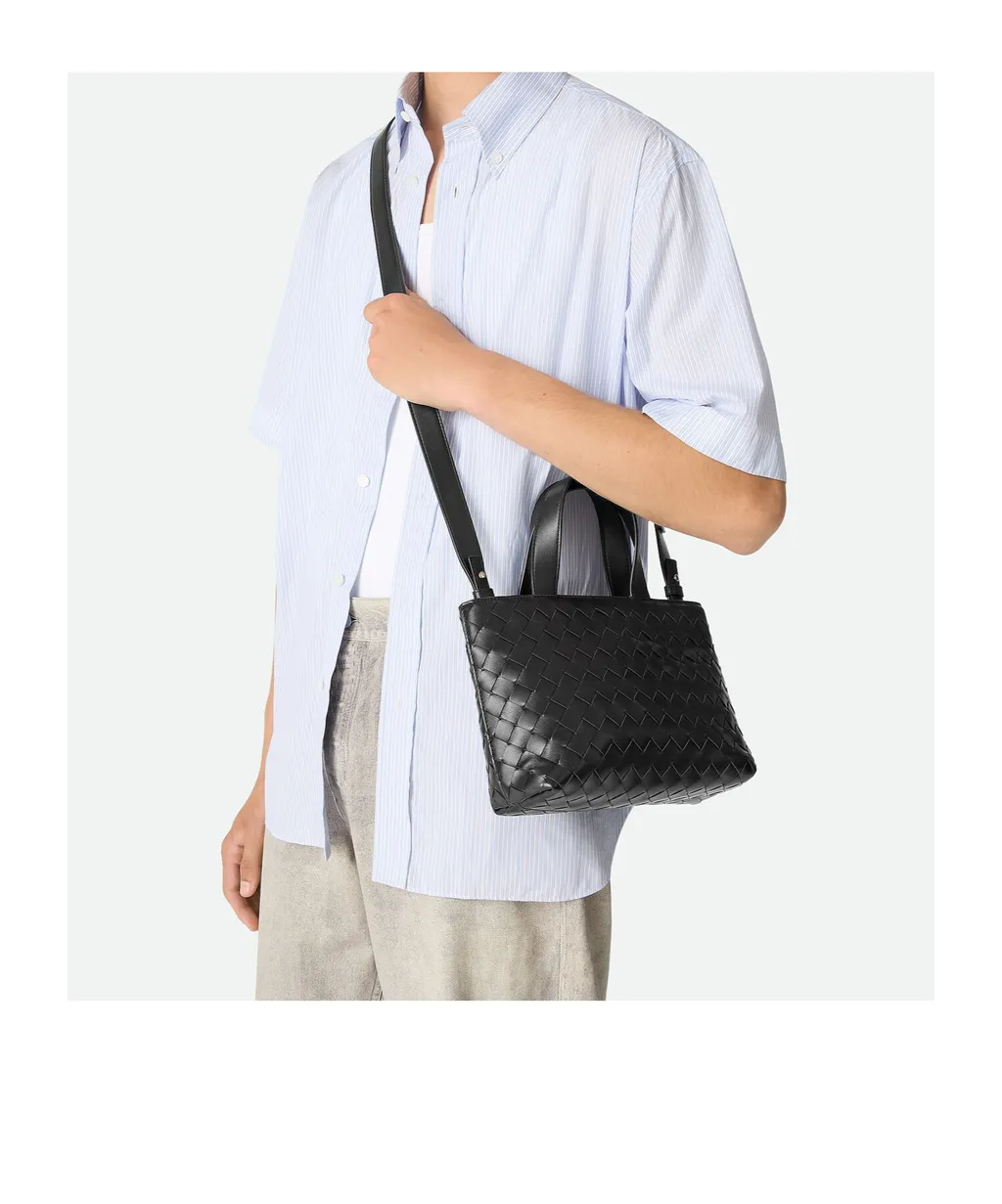 Mini Intrecciato Zipped Tote