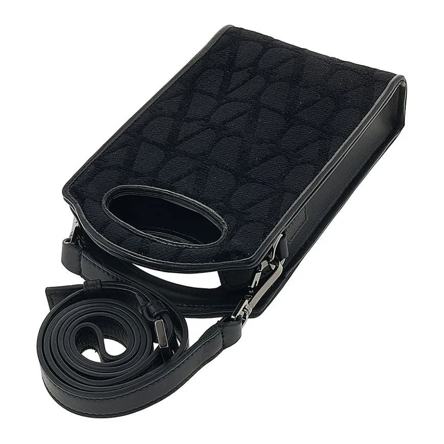 Twill Pattern Shoulder Bag