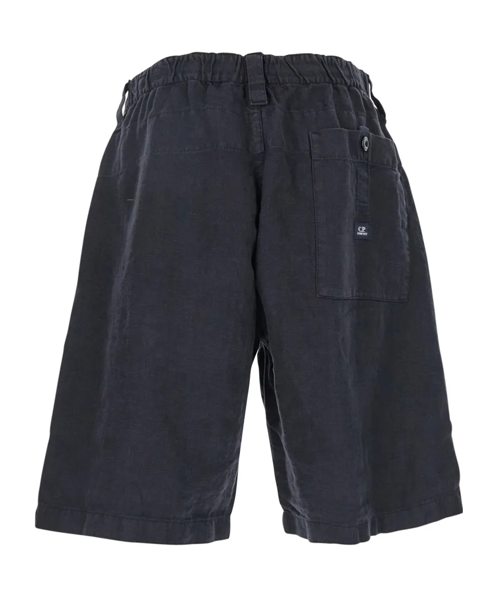 C.P. Company Logo Patch Bermuda Shorts