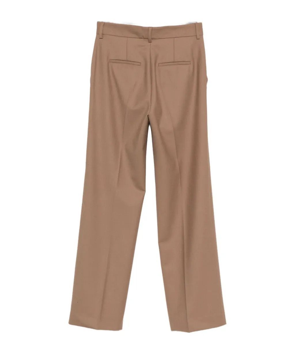 Straight-Leg Casual Pants