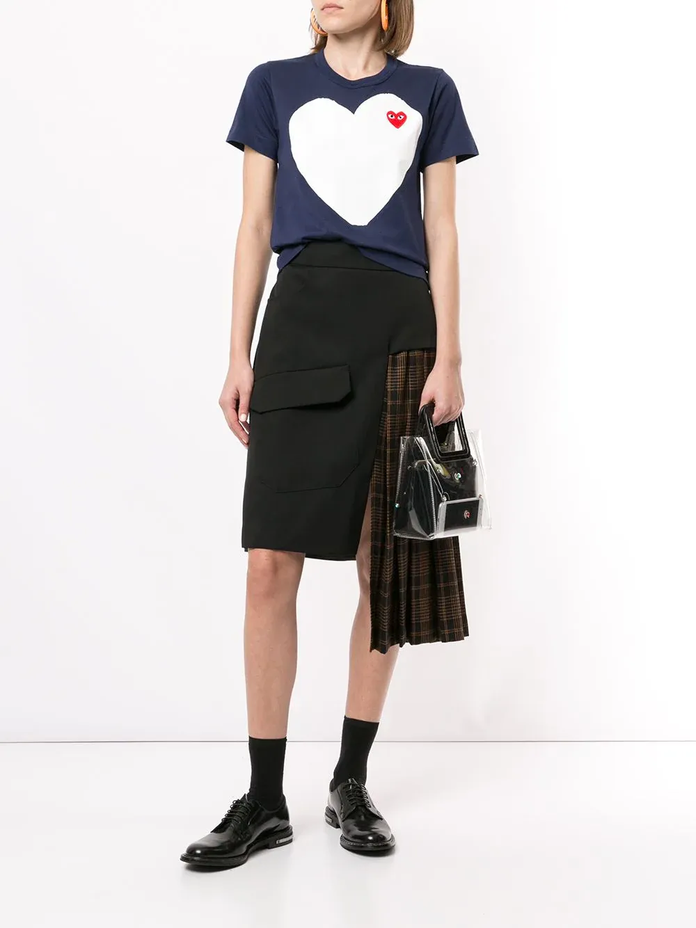 Logo-Patch Printed T-Shirt