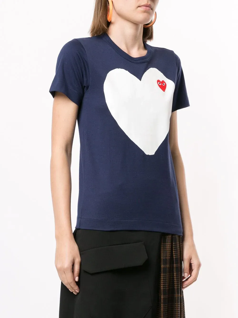 Logo-Patch Printed T-Shirt