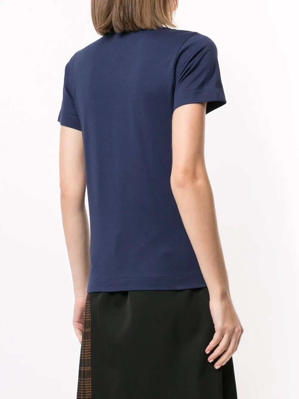 Logo-Patch Printed T-Shirt