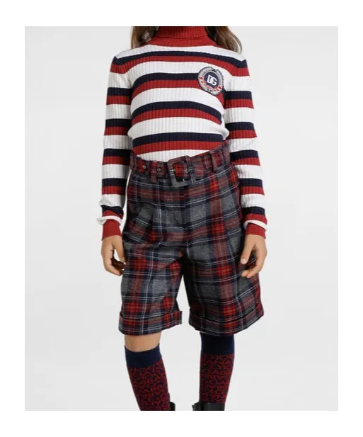 Striped Turtleneck Top