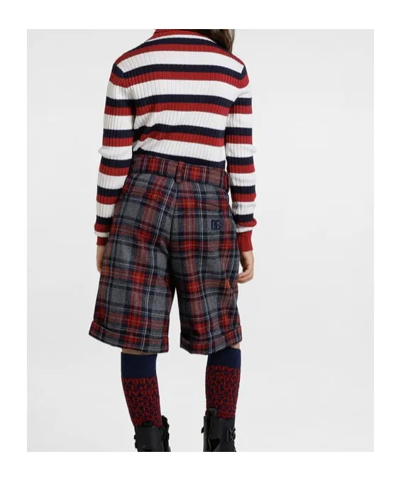 Striped Turtleneck Top