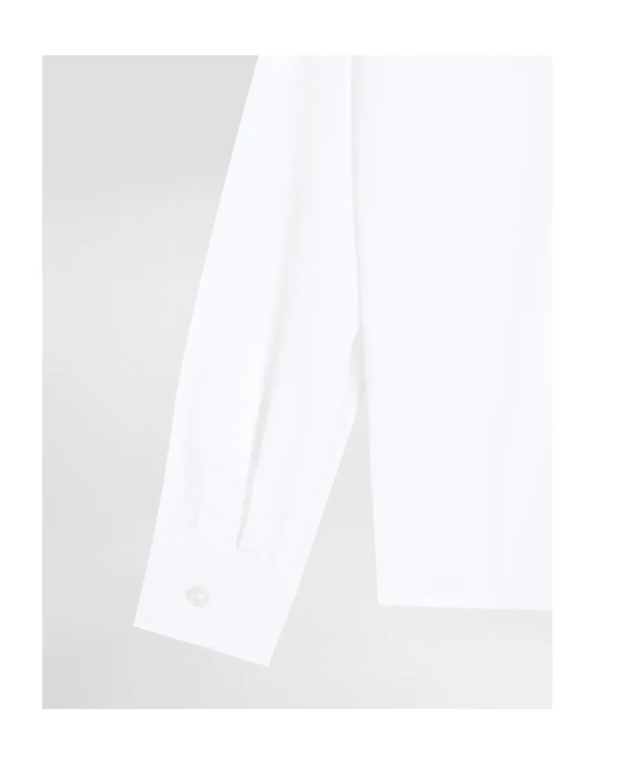 Ruffled-Collar Shirt
