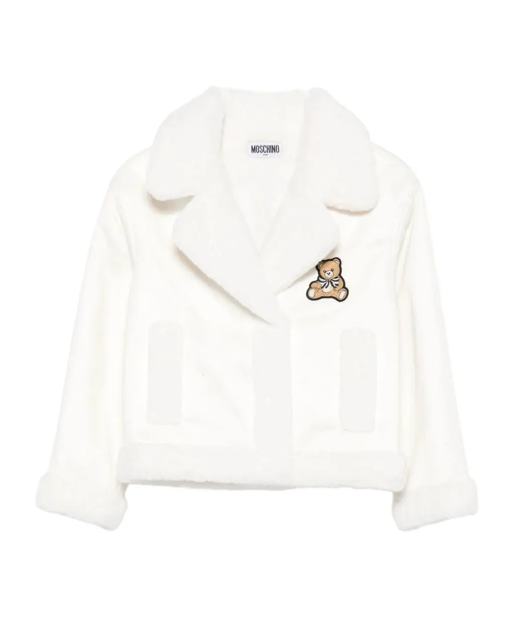 Teddy-Patch Fleece Jacket