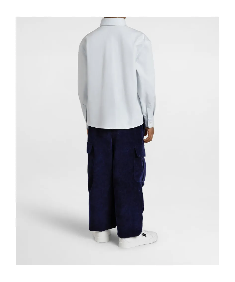 Embroidered-Number Shirt