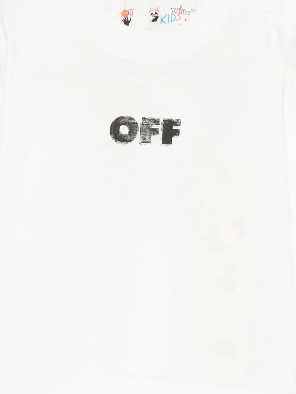 Off-White Kids Logo Printed Crewneck T-Shirt