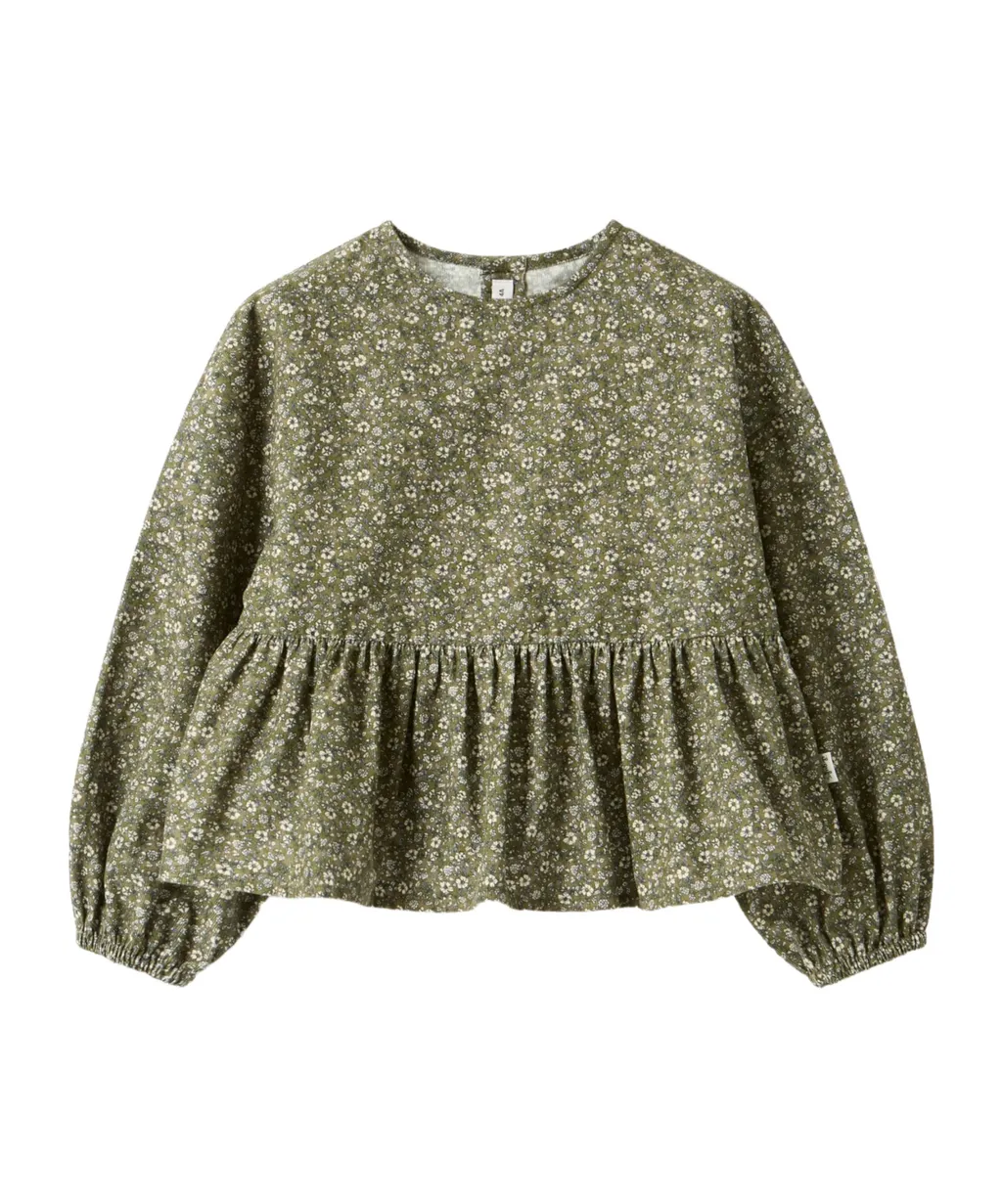 Floral Velvet Blouse