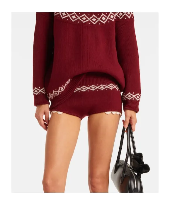 Crochet Wool Shorts