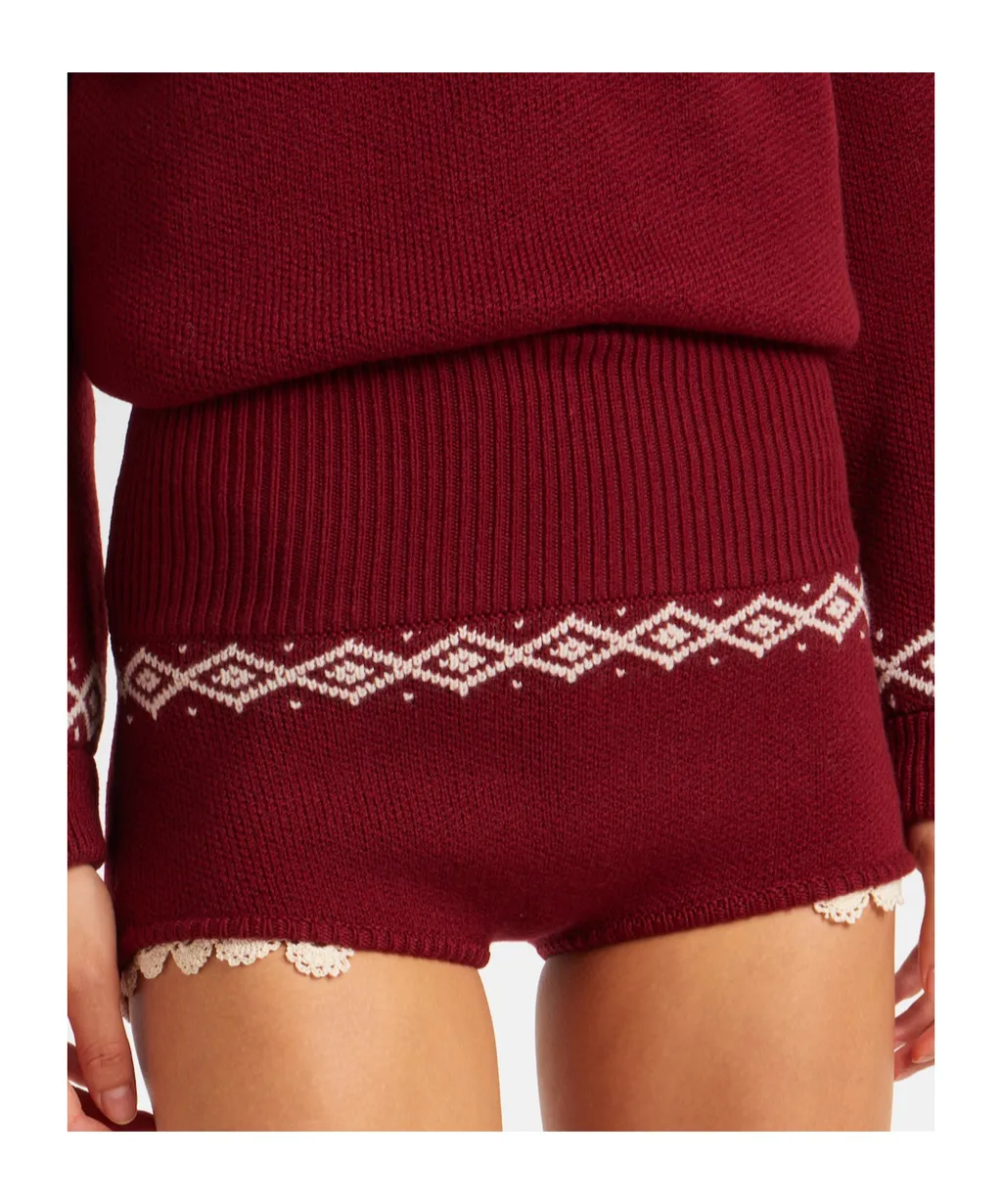 Crochet Wool Shorts