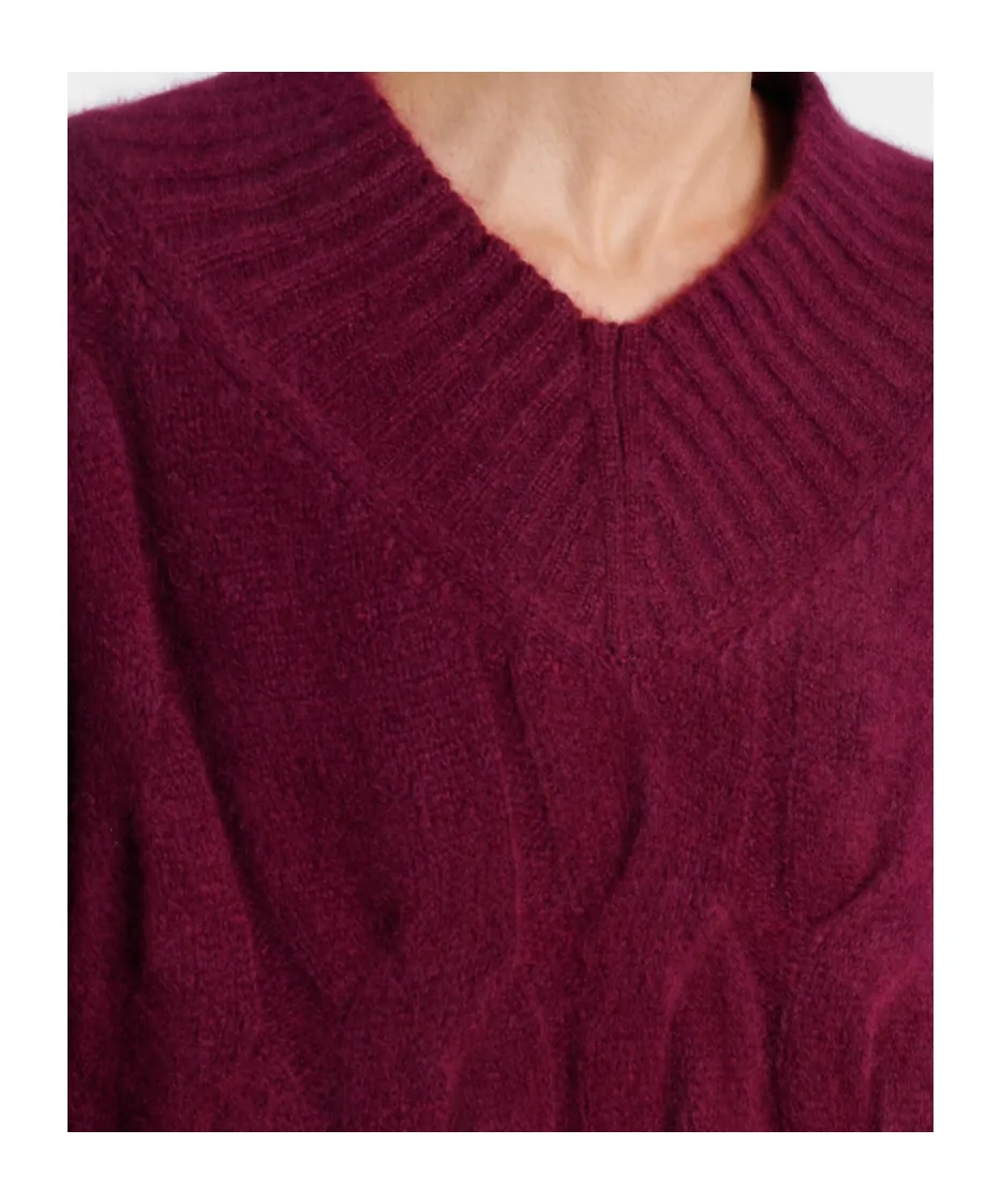 Cable-Knit Cashmere And Silk Sweater