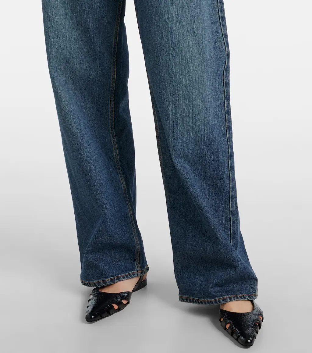 Low-Rise Straight Jeans